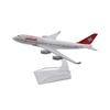 Модель самолета Air Swiss B747 в масштабе 1:400, 16 см, сплав, самолет Swiss Airline, готовый сувенир, самолеты, коллекция хобби, украшение, подарок