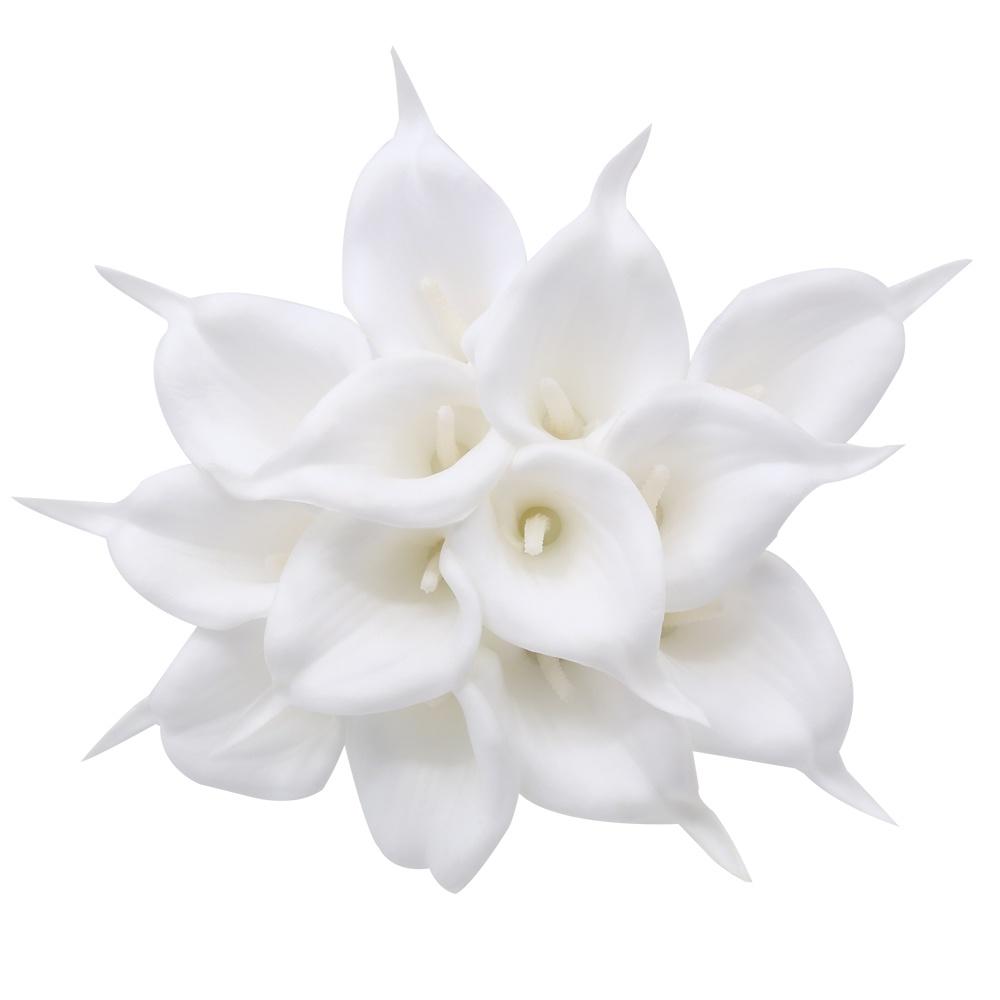 10 шт., настоящие сенсорные Каллы, искусственные цветы, букет Каллы для свадьбы, свадебный домашний цветок, украшение