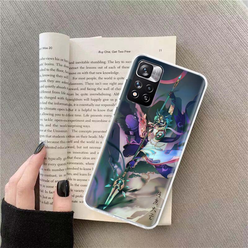 Чехол для телефона Xiao Genshin Impact для Xiaomi Poco X4 F4 GT X3 NFC X5 X6 X7 Pro 5G M5 M5S M3 F5 Mi F6 F3 F2 F1 Чехол Coque Fundas TP