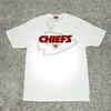 Футболка Kansas City Chiefs Мужская Размер L Белая с Графическим Логотипом NFL Футбол Футболка