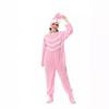 Костюм мультяшного животного розового кролика кигуруми взрослый костюм для сценического выступления
