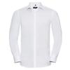 Russell Collection Mens Ultimate Stretch Fitted Long-Sleeved Shirt