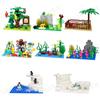 City Farm Animals Building Blocks Nature Animals Fish Otter MOC Underwater World Fish Dolphin Octopus Set DIY Toys for Kids Gift