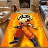 Super Saiyan Warrior with Fiery Aura Patterned carpet, non slip mat suitable for living room and bedroom sofas
