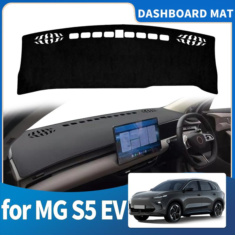 Подходит для MG S5 EV ES5 2025 2026 Автоаксессуары Коврик на приборную панель Накладка на приборную панель Коврик DashMat Солнцезащитный коврик Защитный ковер Кожа