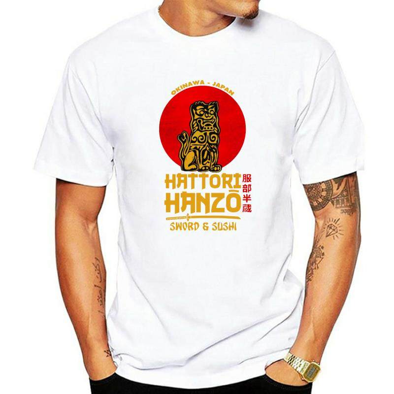 2026 New Unique Kill Bill Ninja Hattori Hanzo Print Tshirt Short Sleeve Streetwear Mens and Womens Tshirt Mens Top