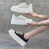 Summer New Thick Baseplate Shoes Women's Fashion Lace Mesh Versatile Temperament Little White Shoes Breathable