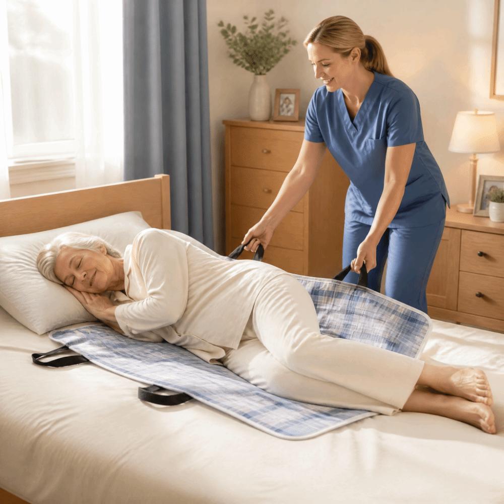 Leak-Resistant Patient Positioning Transfer Pad Lightweight Protection Pad Home Nursing