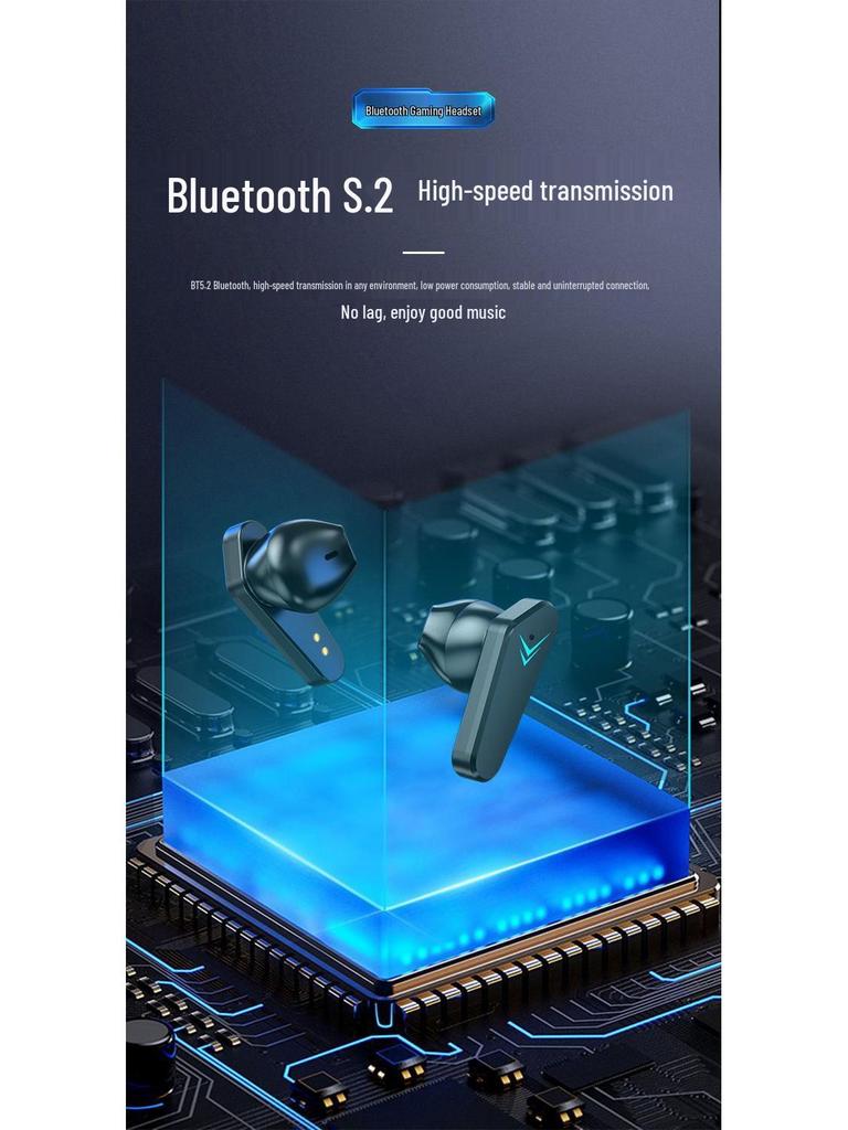 X15 High-Quality Bluetooth Gaming Earphones with Zero Latency.
