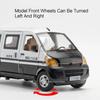 Масштаб 1:24 WULING RONGGUANG Модель автомобиля Игрушка Двери Открываются Звук Свет Фургон Рулевое управление Колеса Модели с оттяжкой Хобби Игрушки Подарки для детей