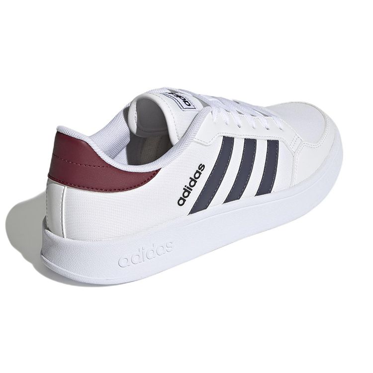 Adidas Neo Breaknet Fabric Synthetic Leather Casual Low-Top Sneakers Men Sneakers White Blue GY3585