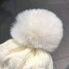 Keep Warm Knitted Cap Thickened Pompoms Hat Fashion Winter Hat  Women