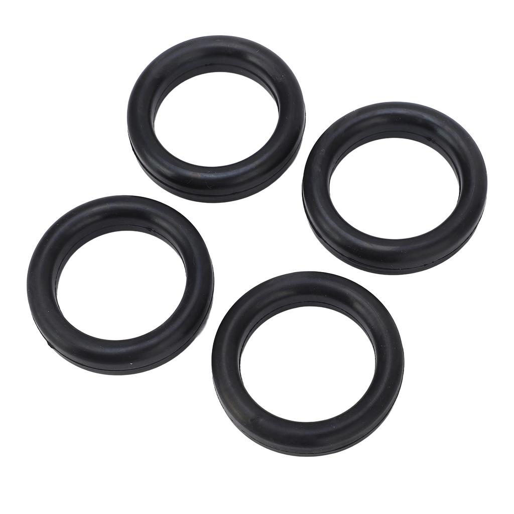 4Pcs 2inch O Ring BR554 Exhaust Hanger Black Noise Reduction Long Lasting Exhaust Hanger O Ring for Vehicles
