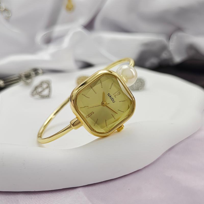 Simple Square Dial Women's Quartz Watches Open Bracelet Watch Student Wristwatch Relogio Feminino Girls Clock Gifts Dropshipping