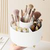 360-Degree Rotatable Cosmetic Storage Box Large Capacity Multiple Compartments Stationery Organizer Makeup Brush Holder