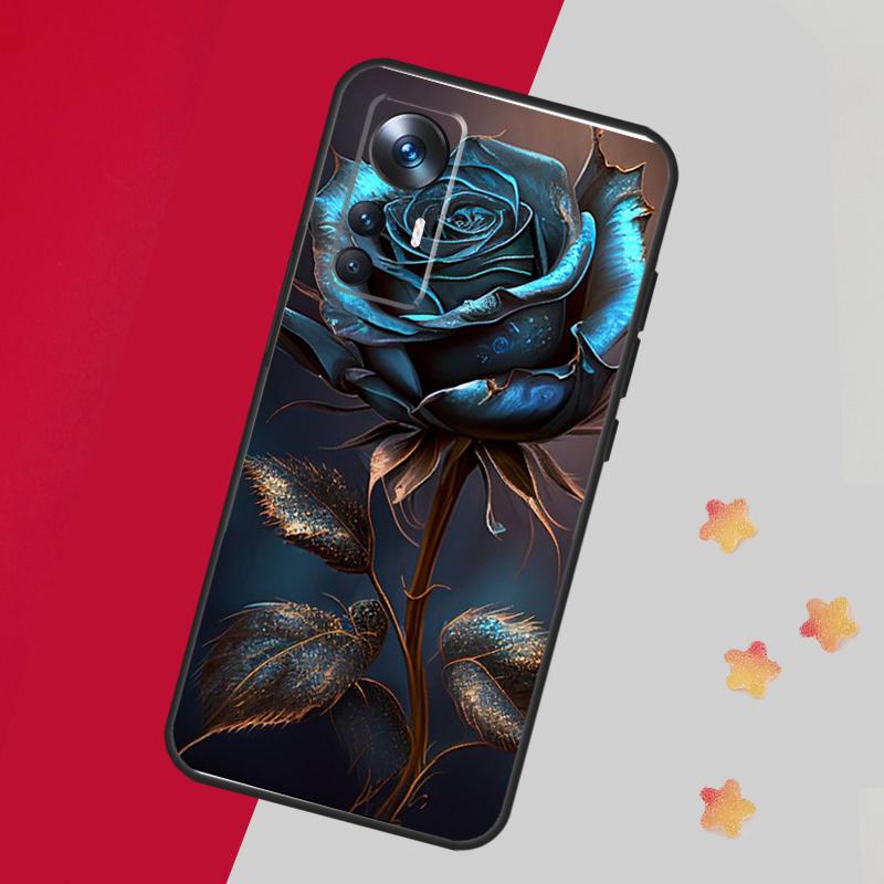 Чехол с цветочным принтом в виде розы для Xiaomi 14 13 11T 12T 13T Pro 12 Lite 12X POCO X3 X5 Pro X4 F4 M5 M5s F3 F5