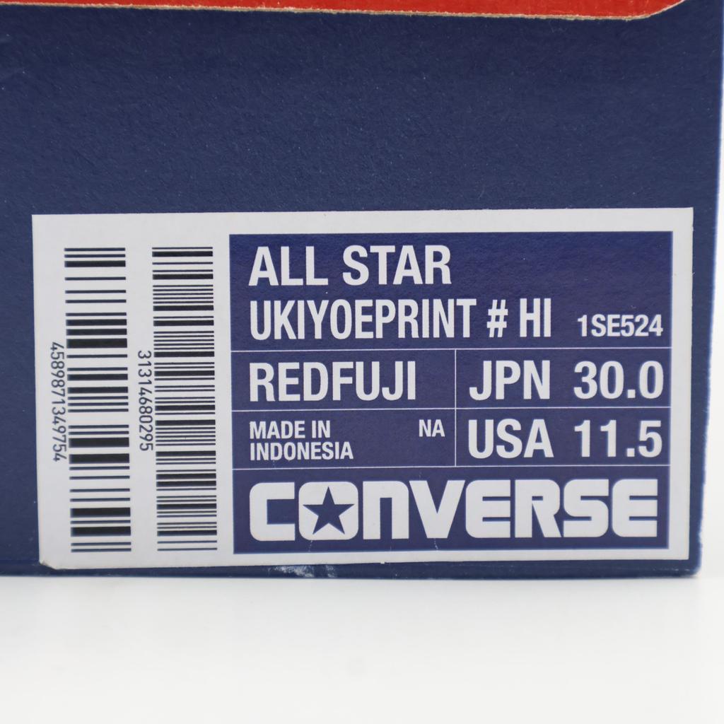 31314680 Эксклюзив от ABC-MART Converse All Star с принтом Укиё-э Hi Fine Wind (Мужской)