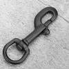 Крючок с одной головкой и поворотным ушком из нержавеющей стали 316, аксессуар для подводного плавания (90MM, черный)
