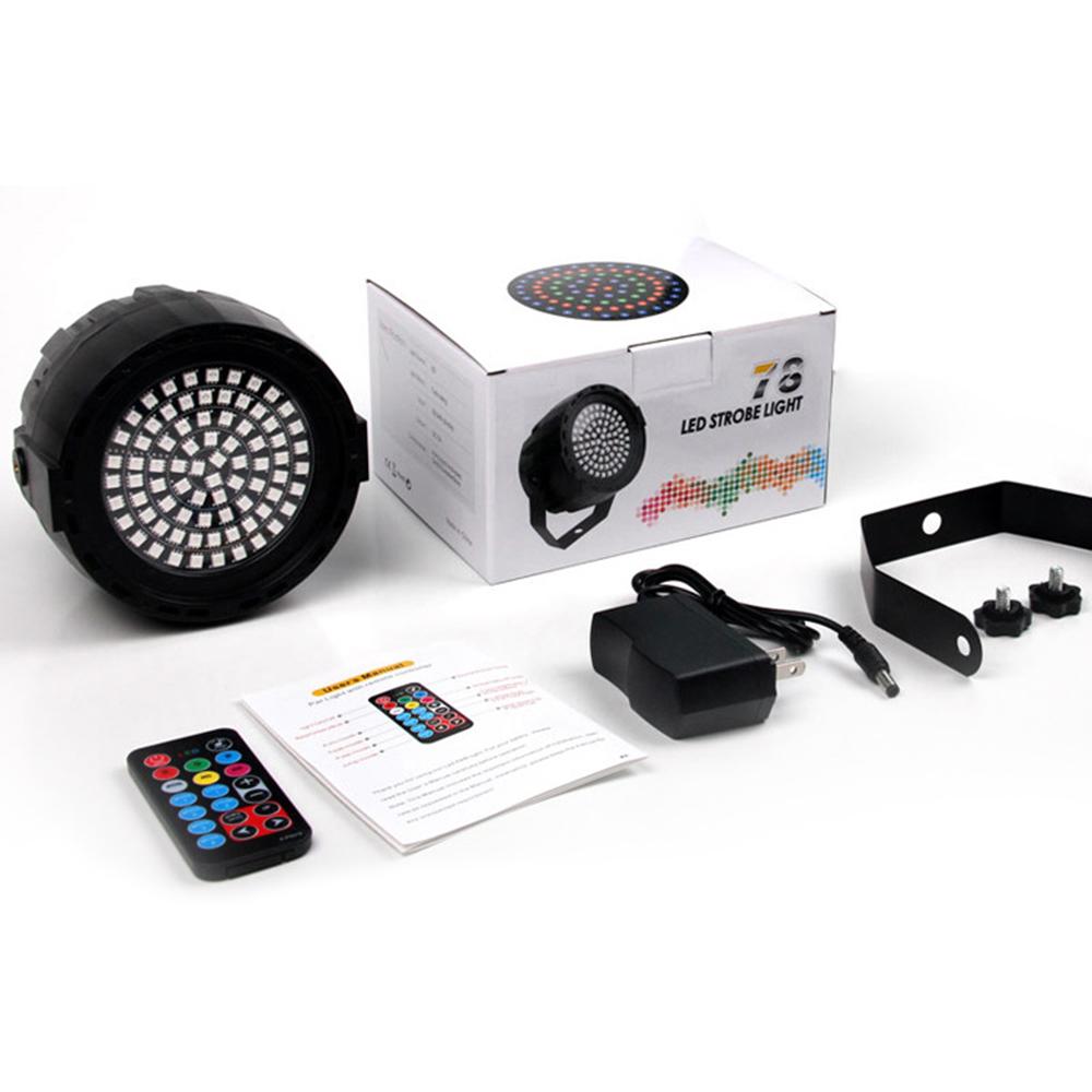 78 Led Stage Lights DMX Control RGB Par Disco Strobe Lights DJ Sound Party Lights Effect Lighting Party Holiday Pub Wedding Show