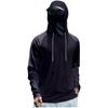 Men's Performance Fishing Raglan Hoodie - UPF 50+ UV Long Sleeve Sun-protective Shirt With Mesh Visor