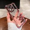 Применимо к iPhone17PRO чехол для мобильного телефона с подушкой безопасности против падения, гальванический космический чехол, защитная пленка для объектива, Apple 16, пылезащитный жесткий чехол