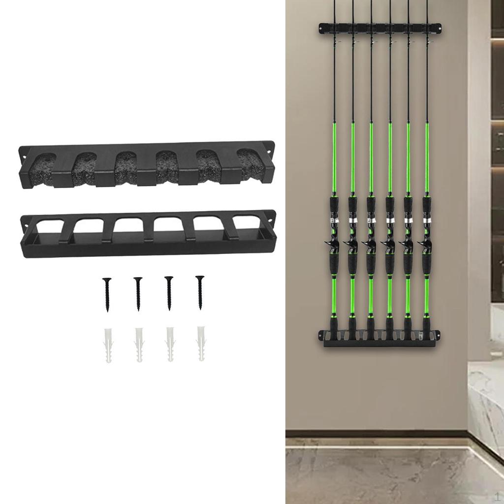 Держатель удочки, настенная стойка для хранения удочек, аксессуары