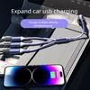 Многопортовый USB2.0 Type C Адаптер 3 Устройства Зарядка Для Компьютера Автомобиля Домашнего Офиса Пластик и Металл