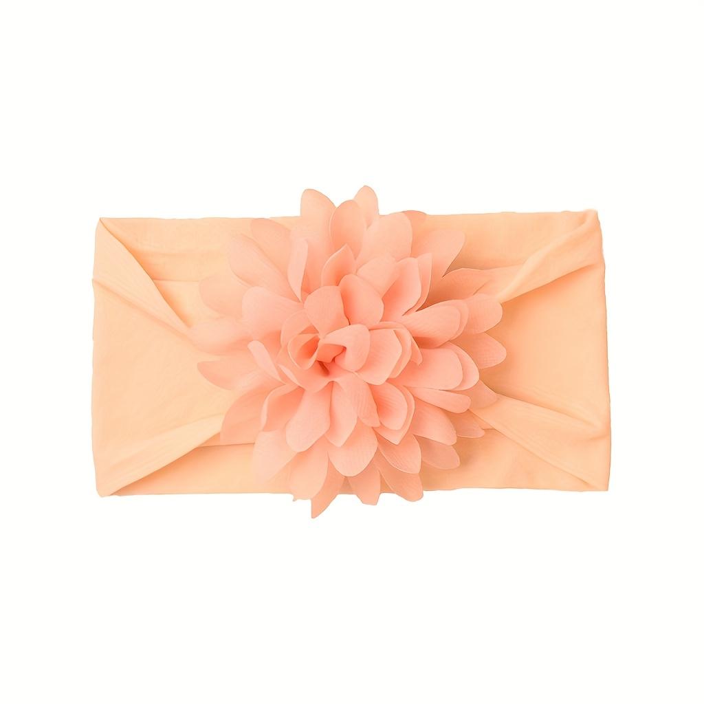 high quality14pcs Baby Girls' Soft Stretch Nylon Headbands - Pastel Floral Hair Accessories with Elastic Comfort Fit, Cute Princess Headscarves for