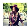 The Same Colorful Plaid Imitation Cashmere Large Square Scarf, a Women's Trend Scarf