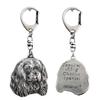 Cavalier King Charles Spaniel - Silver-plated Key Ring with a Dog In a Gift Box, Handbag Decoration, Backpack Pendant by Brand