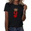Crown Queen of Hearts Women's T-Shirt, Comfort Edition