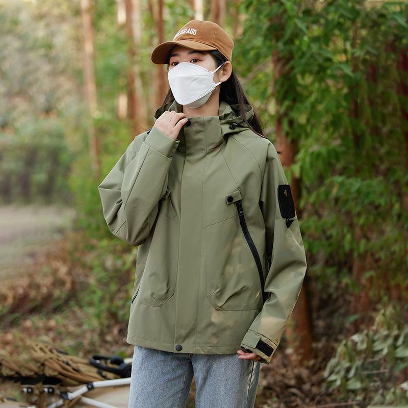 Новая куртка для активного отдыха в горном стиле на весну и осень для мужчин и женщин, однослойная куртка, ветрозащитная и водонепроницаемая куртка для альпинизма