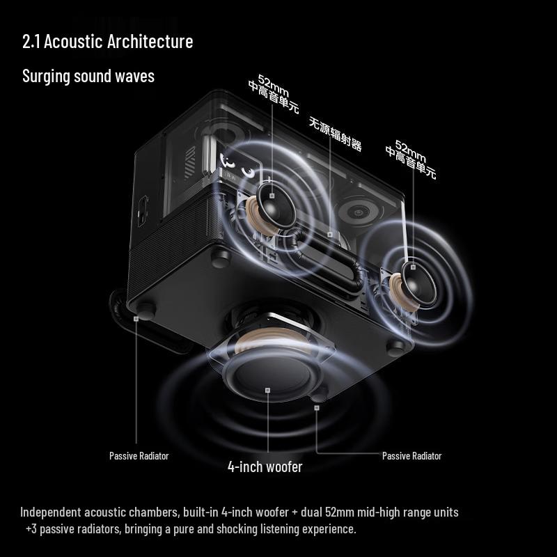 Edifier NEW CYBER Integrated Desktop Ambient Light Bluetooth Speaker