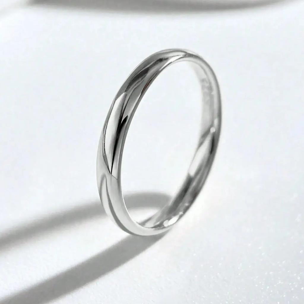 925 Sterling Silver Zircon 3mm Circular Aperture Fashionable Ring For Women Engagement Wedding Luxury High Quality Fine Jewelry