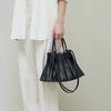 Lucky Pleats Canvas Coated Shopper S (3color)