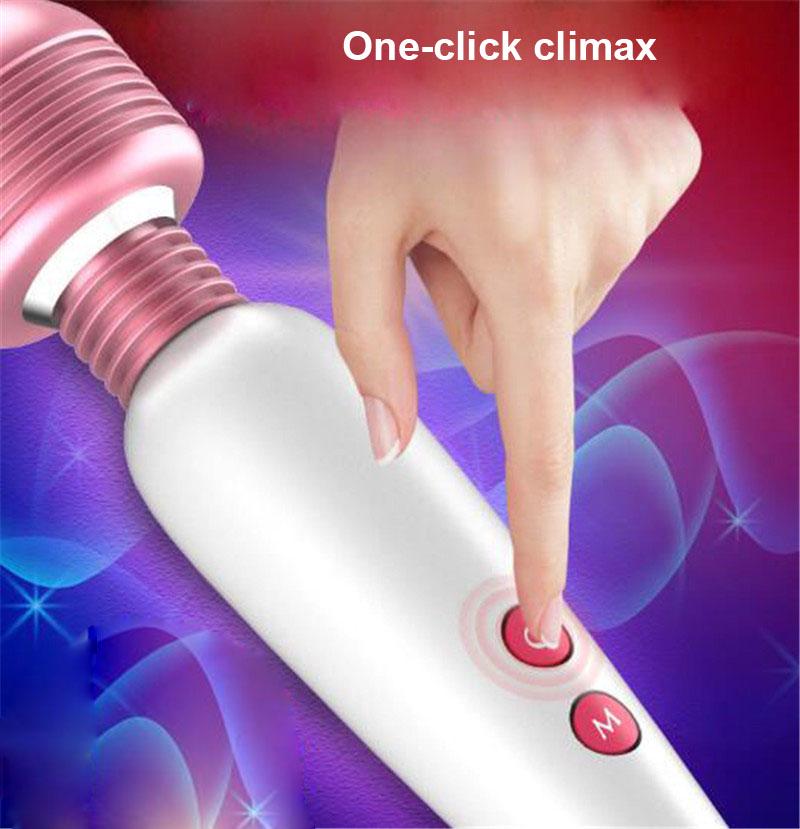 Супер мощный USB-заряжаемый вибратор, игрушки для женщин, палочка, массажер, вибраторы для женщин, клитор