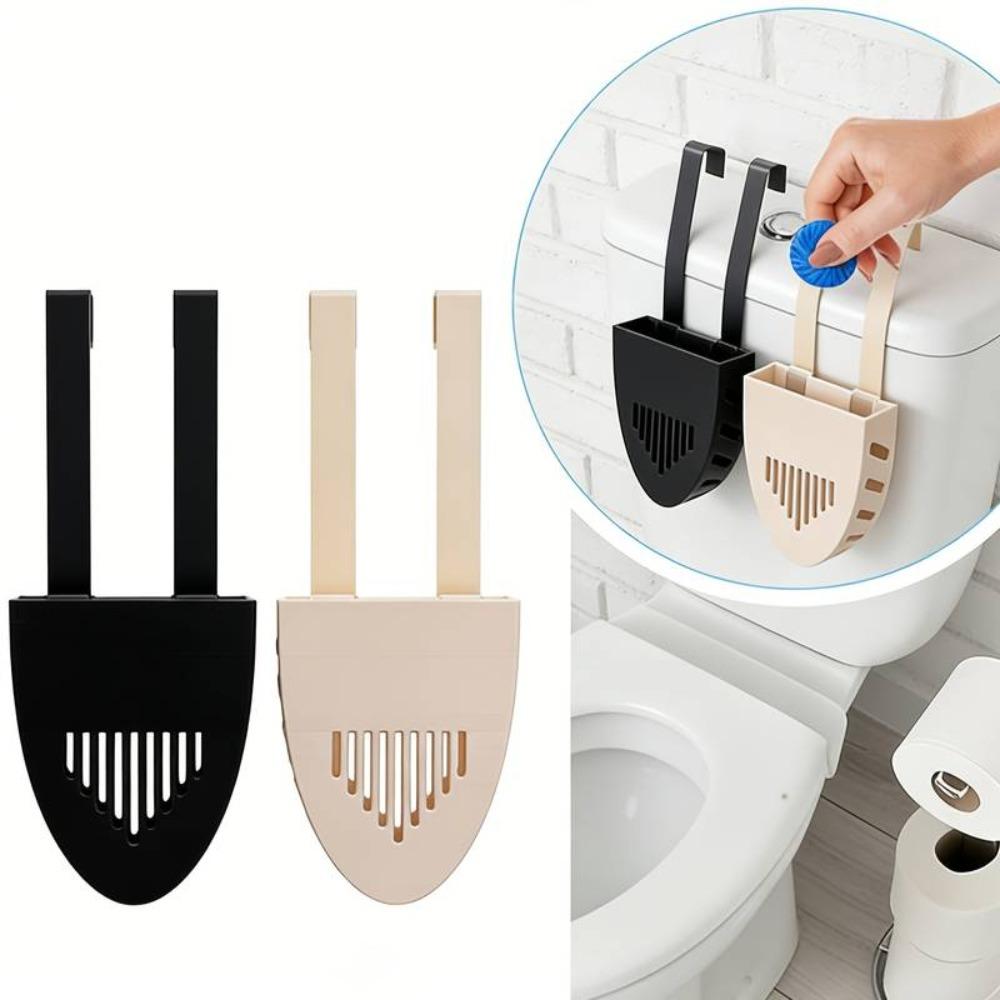 Anti-Slip Toilet Tank Cleaning Tablet Holder Plastic Bleach Tablet Bracket Bathroom