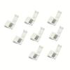 10pcs LED Strip Connector 8mm 10mm 2 Pin 4 Pin 3528 5050 RGB Single Color Solderless PCB Board Wire Free Welding Connectors