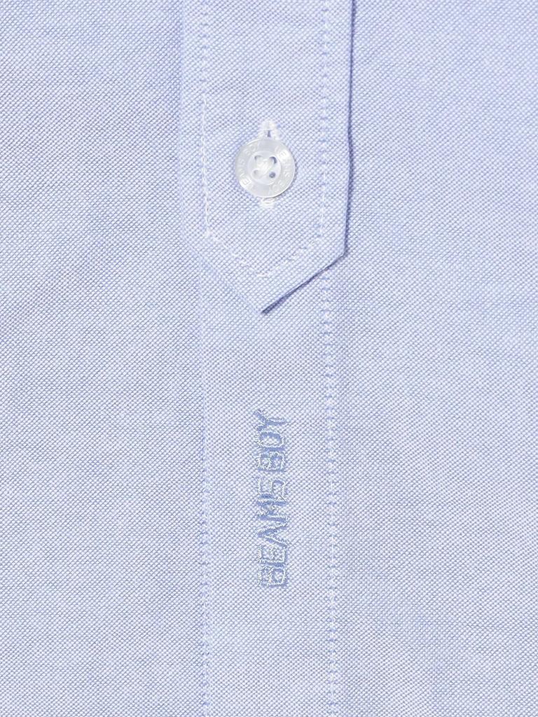 Beams Boy Women's Oxford BD Dress, Long Sleeve, SAX, One Size