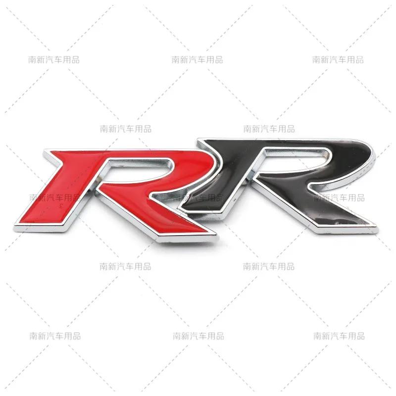 3D Металлический Логотип RR Решетка Радиатора Автомобиля Значок на Задний Багажник Наклейки для Honda Civic Mugen Accord Crv City Hrv Аксессуары-Наклейки CY5