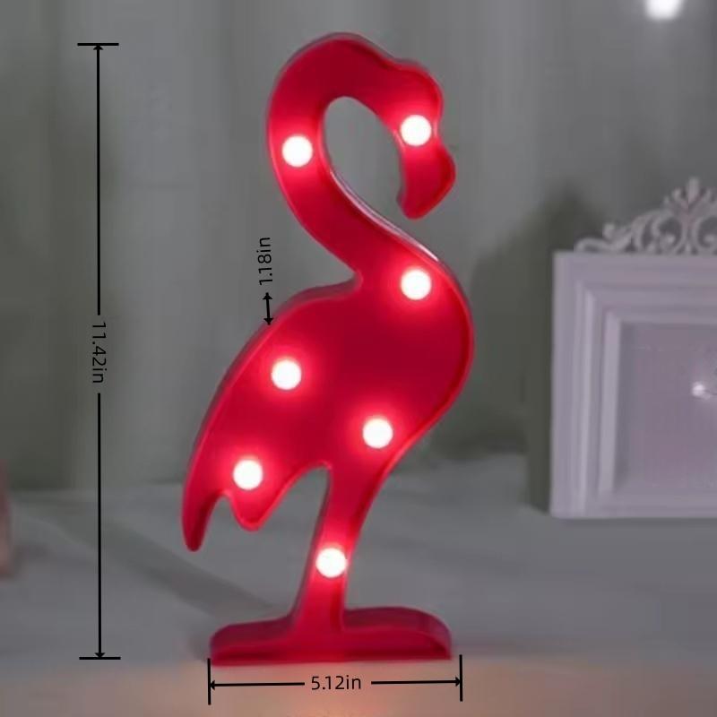 Xiaomi 1PC Creative LED Shaped Night Light, Powered by a Battery Box (Excluding Batteries), Suitable for Photography, and Party Decor