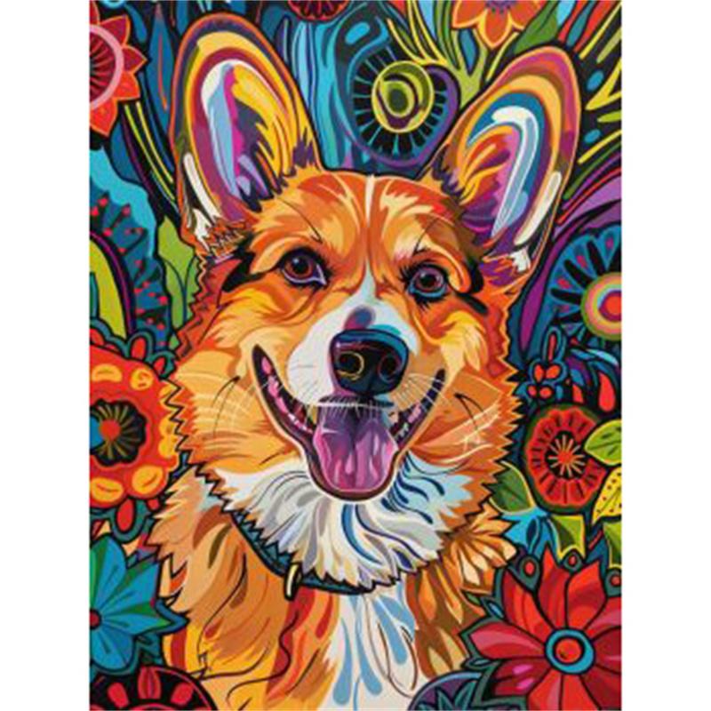 DIY 5D Алмазная картина Полная круглая Алмазная мозаика с изображением животных Ручная вышивка стразами Домашний декор Подарки