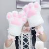 1PC Girl Lolita Plush Mittens Cat Paw Gloves Bears Cosplay Children Cartoon Plush Cartoons