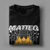 Matteo Italian-Brainrot Funny Meme Gen Z Viral Cotton T-Shirt For Man Summer T Shirts O Neck Fashion Tees Oversize Hot Sale Tops