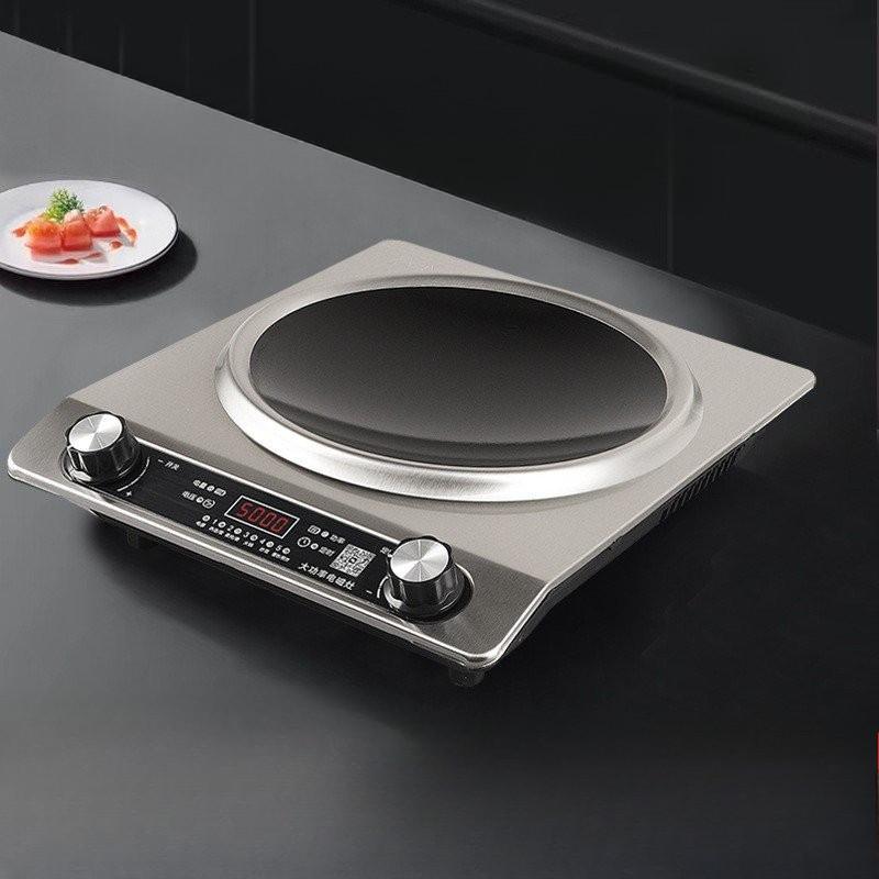3500W High Power Induction Cooker Household Ultra-Thin Concave Stove Commercial Kitchen Cooking Appliances