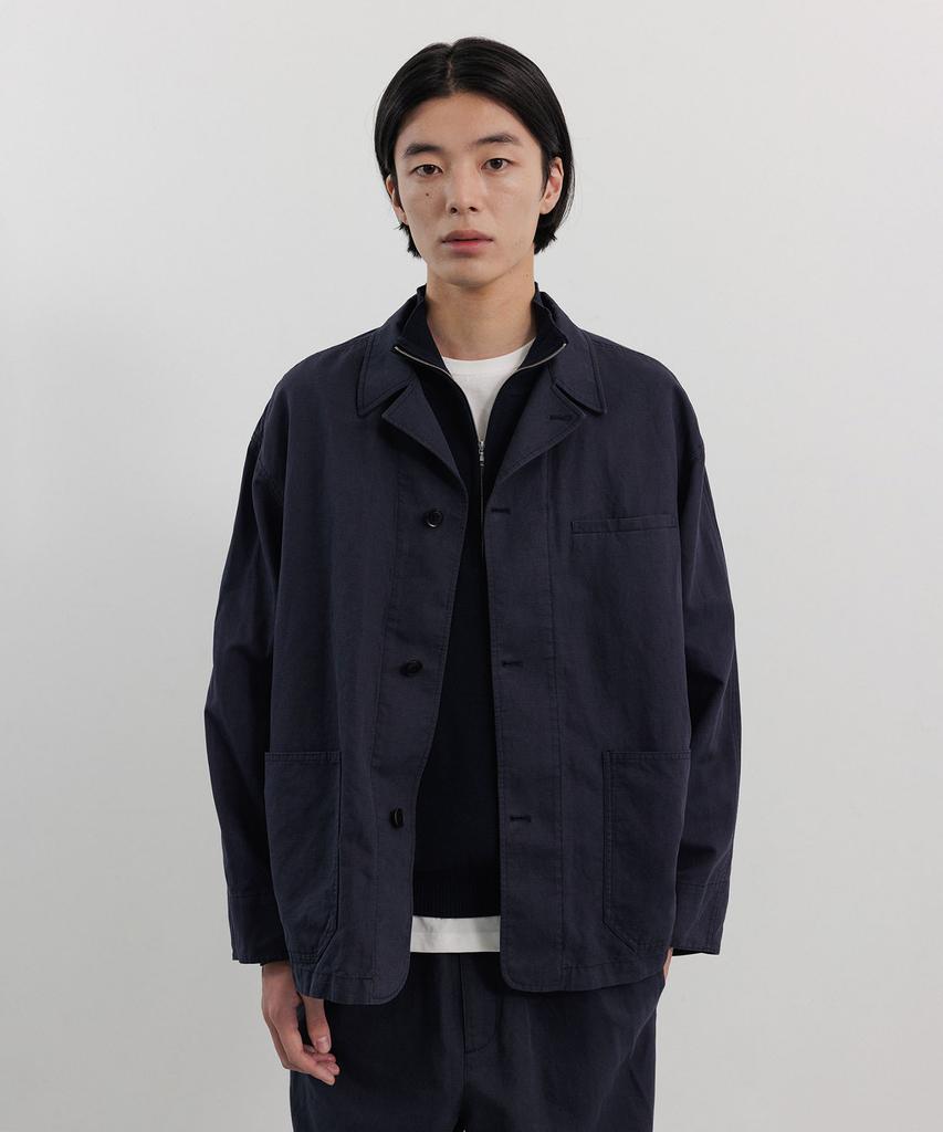 Blankroom Rustic Lamy Jacket_Navy