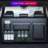 Car Storage Box Backseat 5 Bag Trunk Organizer Multi-use PU Leather Car Seat Back Organizers With Net Bag Car