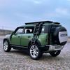 MyCar Premium 1:24 Die-cast Metal Land Rover Defender SUV Model - Realistic Collectible Car Figure, Black