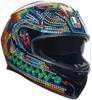 AGV Motorcycle Helmet Full Face K3 ROSSI WINTER TEST 2018 Winter Test XL Size (Rossi 2018) (61-62cm) 18381007001-XL