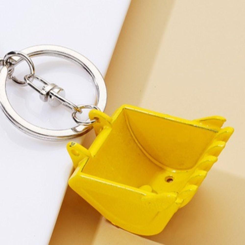 4 шт. цепи бульдозер брелок экскаватор автомобиль брелок креативный цинковый сплав брелок для женщин